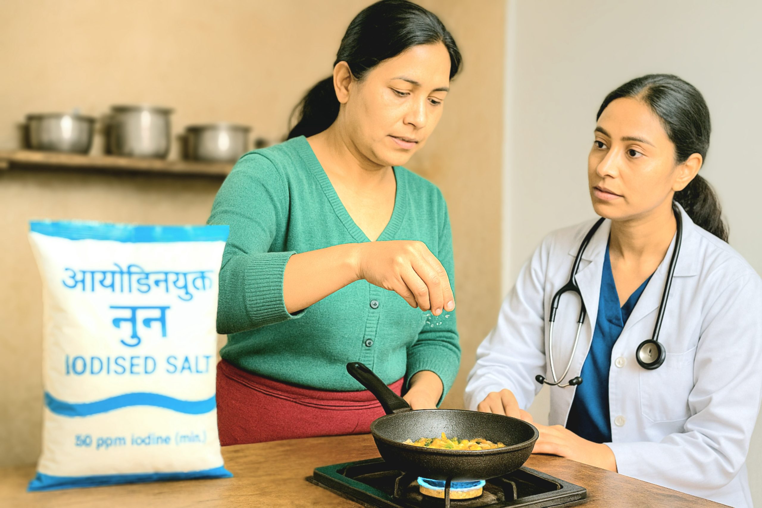 अधिक आयोडिनयुक्त नुनले नेपाली भान्सा र जनस्वास्थ्यमा नकारात्मक असर 1 ayodin salt scaled https://nepali.skultech.com/archives/4478